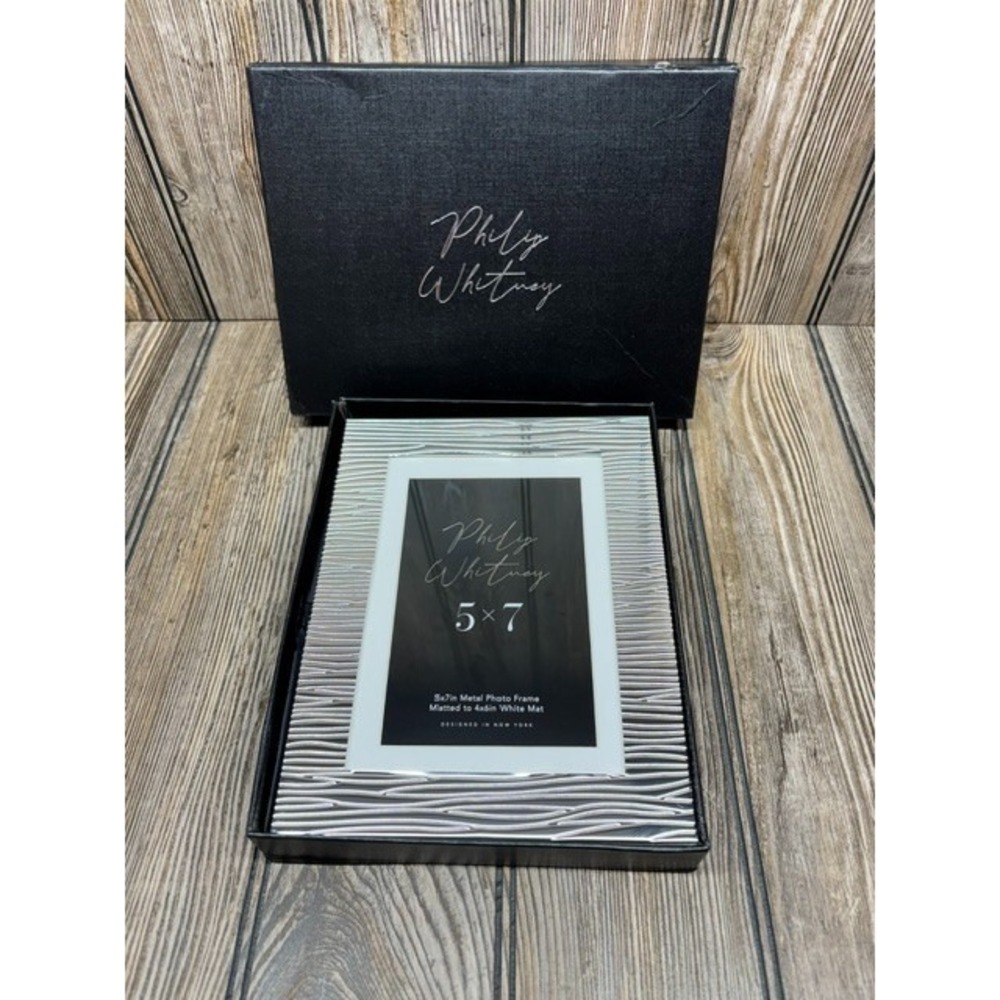 Philip Whitney by Godinger Silver Metal Picture Frame 5x7